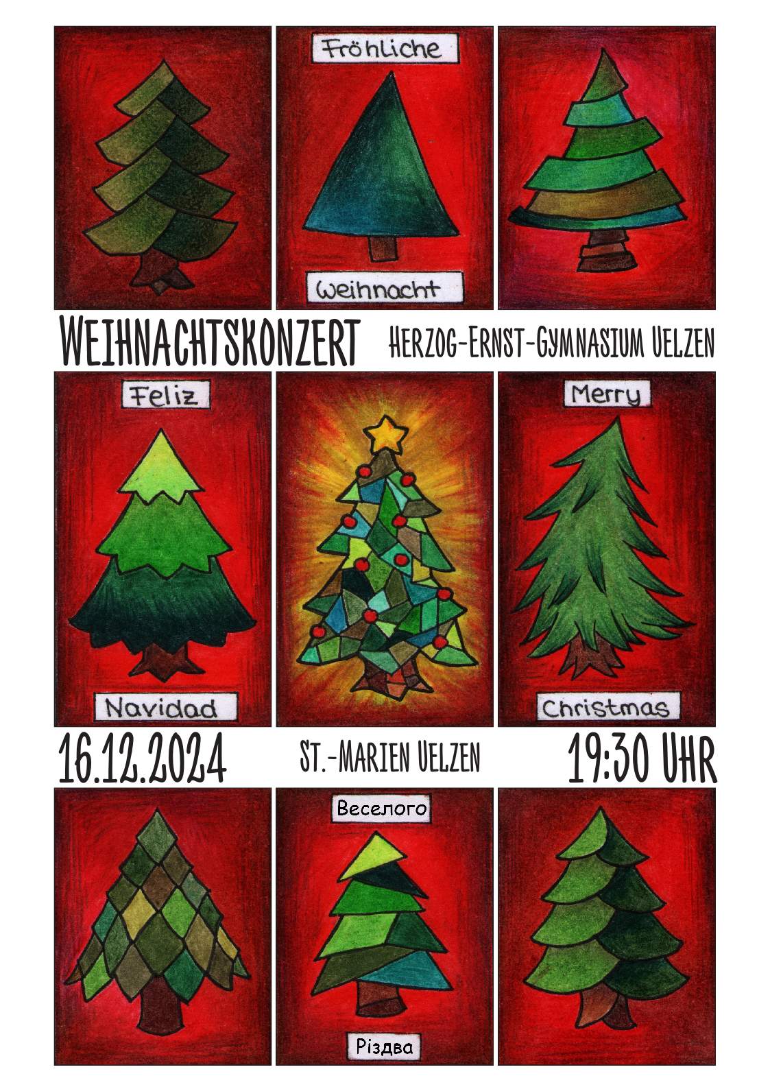 Herzliche Einladung zum Weihnachtskonzert